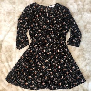 Lush Floral Midi Dress